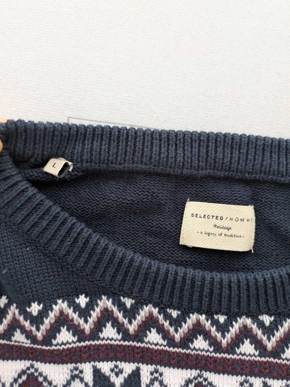 Selected Maglioni & Felpe: Herren Pullover Selected Homme dunkelblau Grösse L  – Usato da Rorschach venduto da joh_v2y2 2
