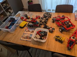 LEGO Technic Konvolut 1990 mit Anleitungen guter Zustand