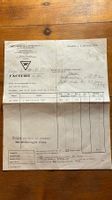 Facture BP Essence 1932 Rechnung Yvonand