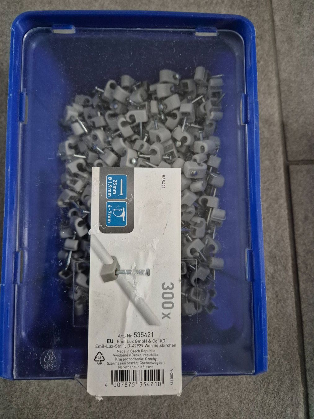 Altro Materiale elettrico: Expressschellen grau Durchmesser 4-7mm/ 300 Stück – Nuovo (secondo la descrizione) da Abtwil SG venduto da Delfine5