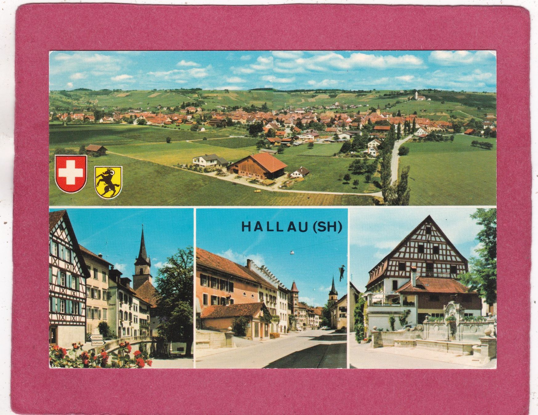 Ansichtskarten: Hallau SH – Gebraucht aus Herisau von Lisegrat2008