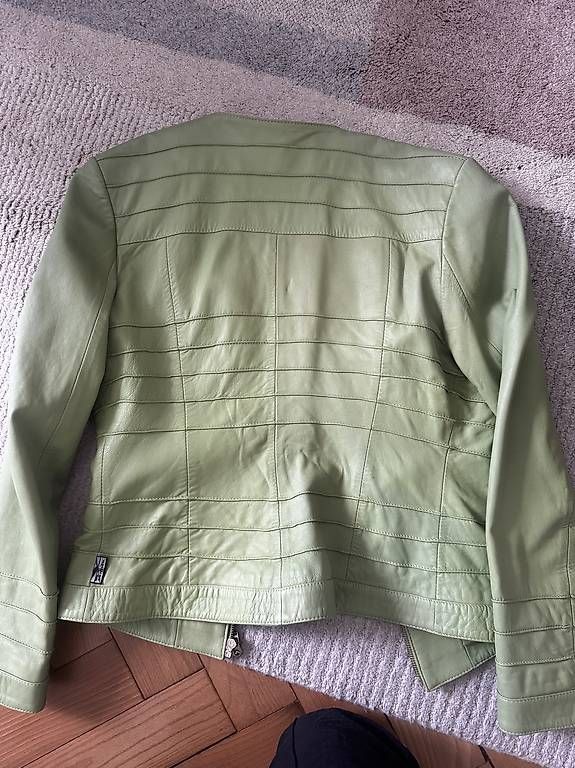Giacche: Leder Jacke Grün, Gr. M – Usato da Zuerich venduto da Am81 3