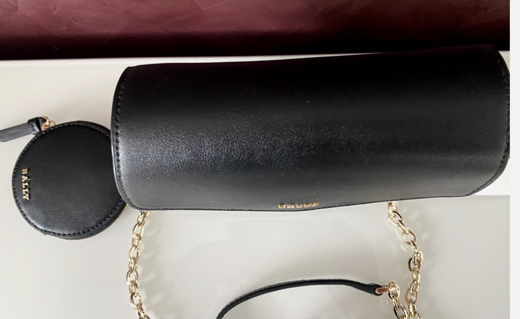 Bally Borse da donna: Bally Marlee Umhängetasche mit Kette – Nuovo e nell'imballaggio originale da Volketswil venduto da praxis12 2