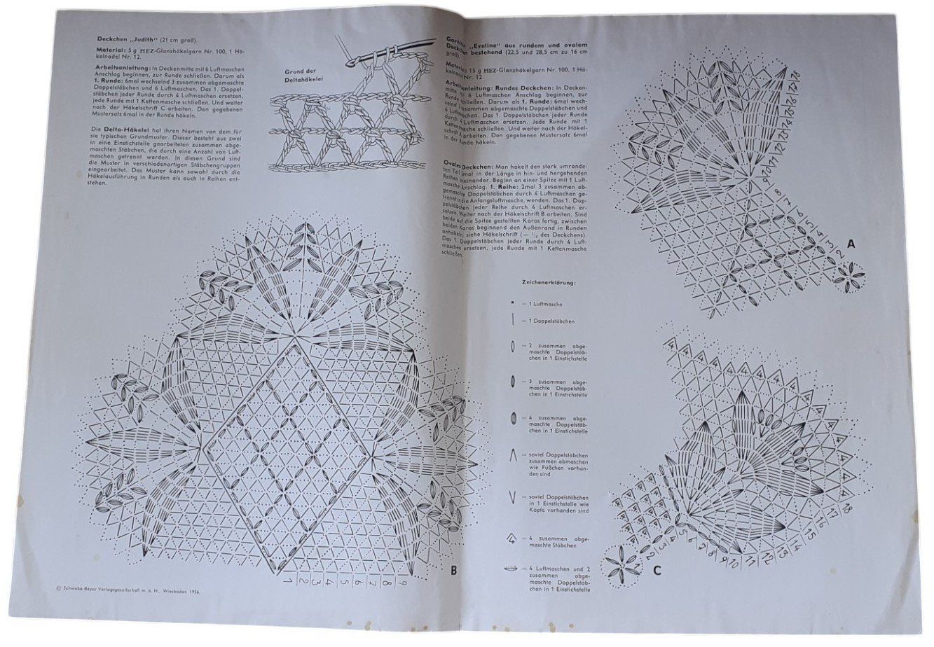 Zeitschriften & Magazine: Handarbeit Anleitung Häkeln 1950er – Gebraucht aus Mörschwil von wunderkiste44 1