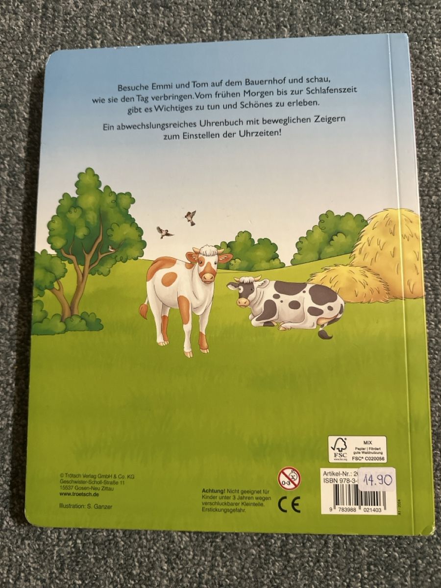 Schleich Spielzeuge: Schleichtiere/ Uhrenbuch  – Neu (gemäss Beschreibung) aus Baltschieder von YmroBe 2