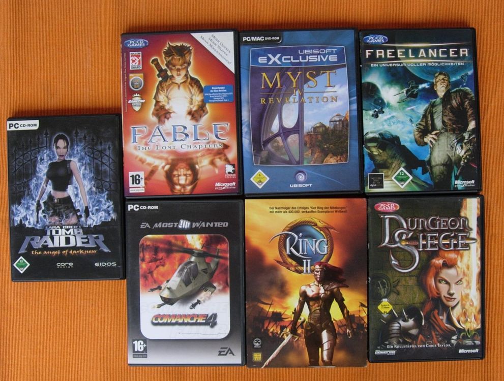 PC Games /PC Spiele - 7 Stk. (Gebraucht) in Basel für CHF 5 – mit ...