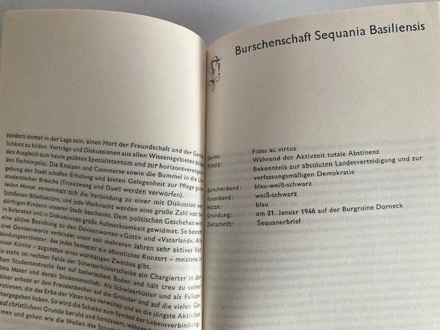 Bücher: Buch: Farbenstudentenverbindungen Uni Basel, 1959 – Gebraucht aus Luzern von Kartenansicht 4
