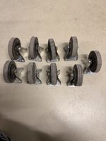 9 Rollen Transportrollen Metall gebraucht