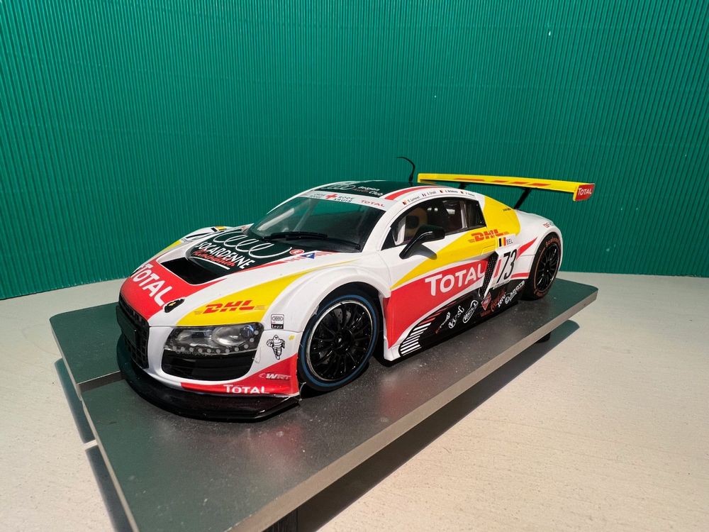 AUDI R8 - LMS GT3, Nr.73, Spa 2010 – SCALEAUTO – 1:24 - NEU (Neu ...