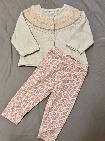 Ensemble gilet et pantalon Vertbaudet  taille 74/80