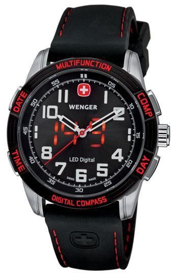 Wenger Uhren: 70430 WENGER Armbanduhr LED Nomad – Neu und originalverpackt aus Kriens von surfersisland 1
