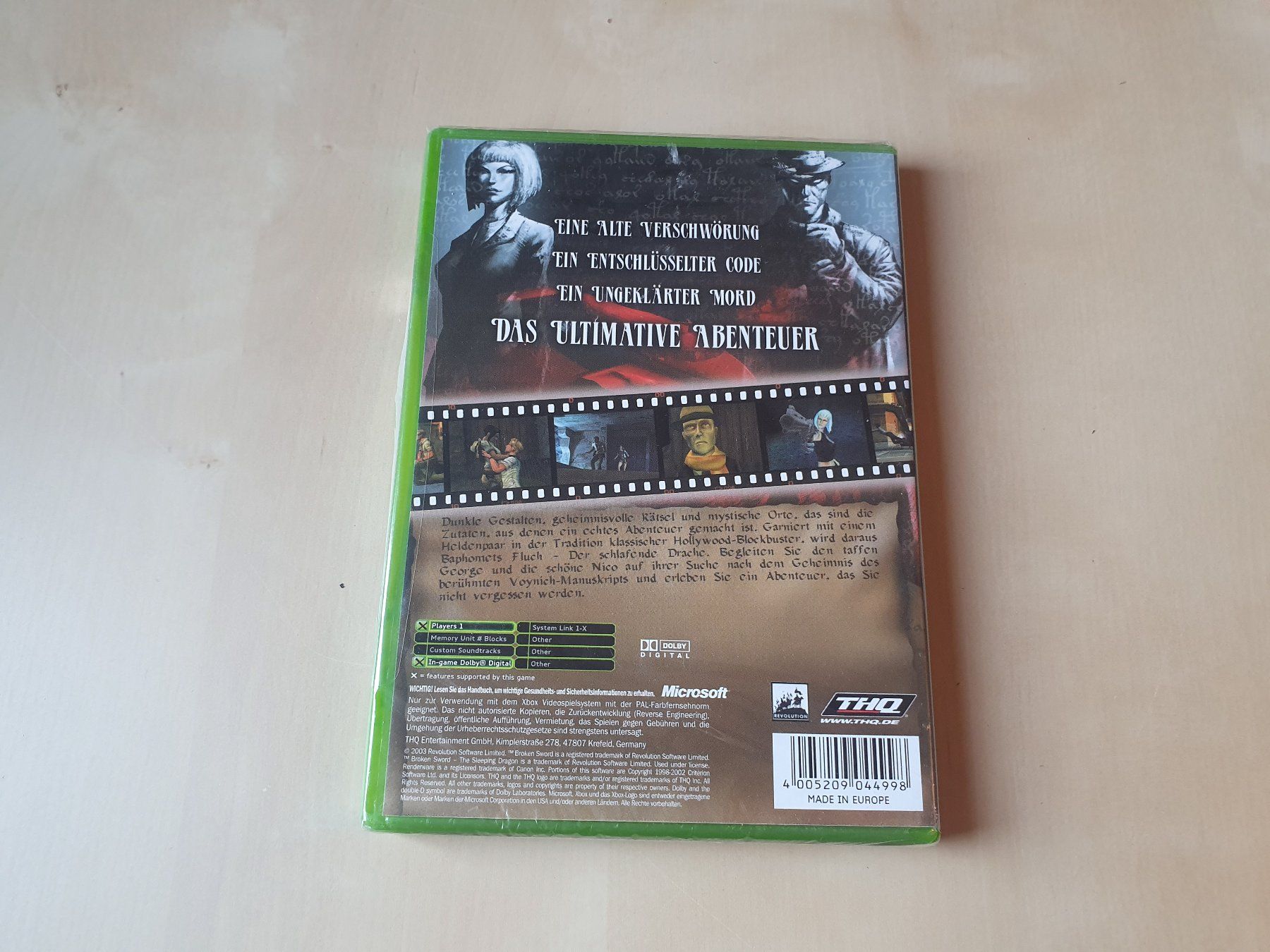 Microsoft Spiele: Baphomets Fluch neu und ovp – Neu und originalverpackt aus Stansstad von collectorsshop 1