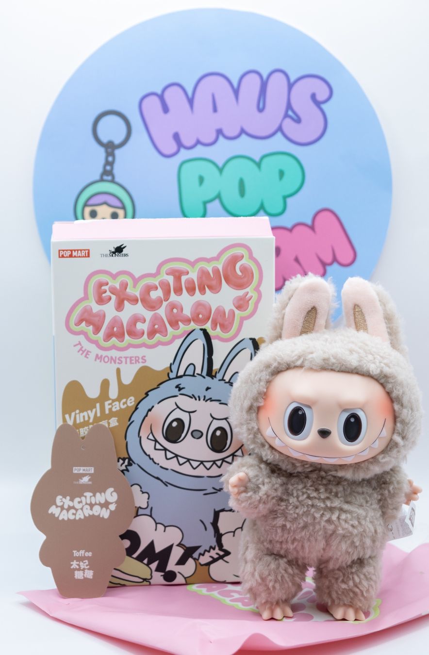 Pop Mart Figuren: POP MART The Monsters Labubu Exciting Macaron TOFFEE – Neu und originalverpackt aus Belmont-Lausanne von HausPopCharm
