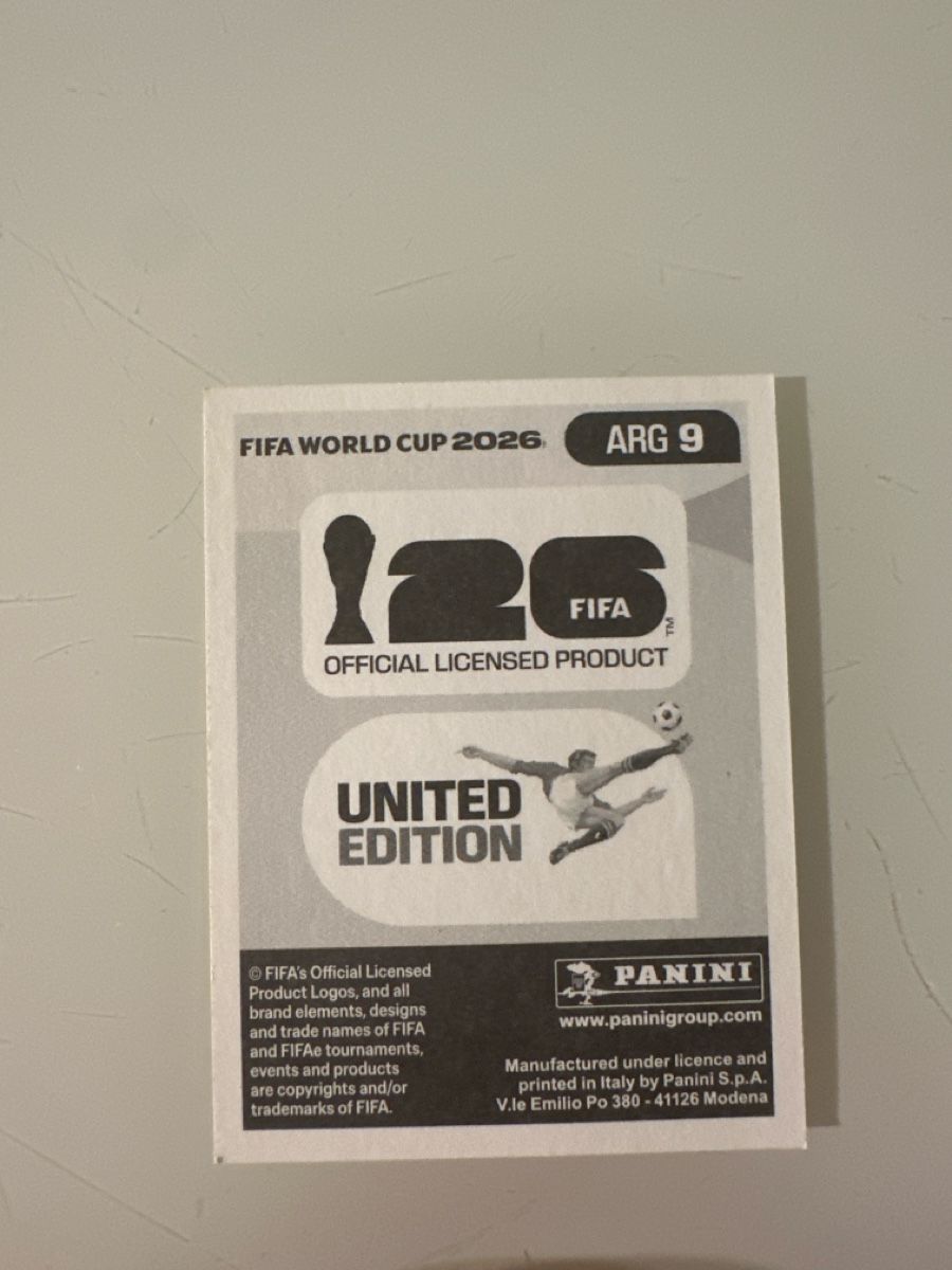 Panini Carte collezionabili: Panini 2026 Alexis Mac Allister ARG9 – Nuovo (secondo la descrizione) da Bern venduto da akl_sy9s 1