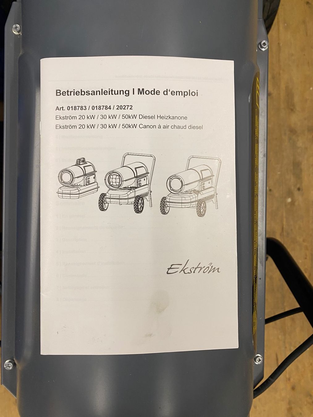 Ekström Radiatori: Heizkanone 50kw – Usato da Unteriberg venduto da ste_ruh 5