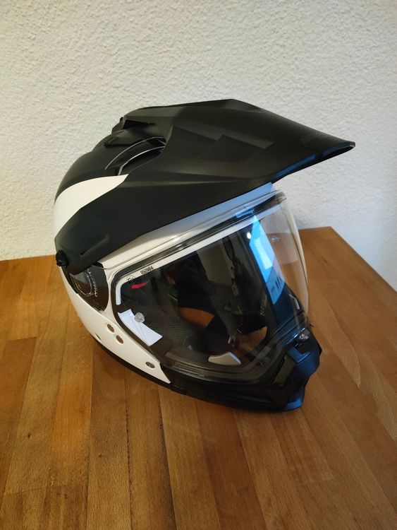 Unik CM-13 Modularhelm Mit Sonnenvisier – Neongelb, Größe L – Pinlock 30 Vorbereitet
