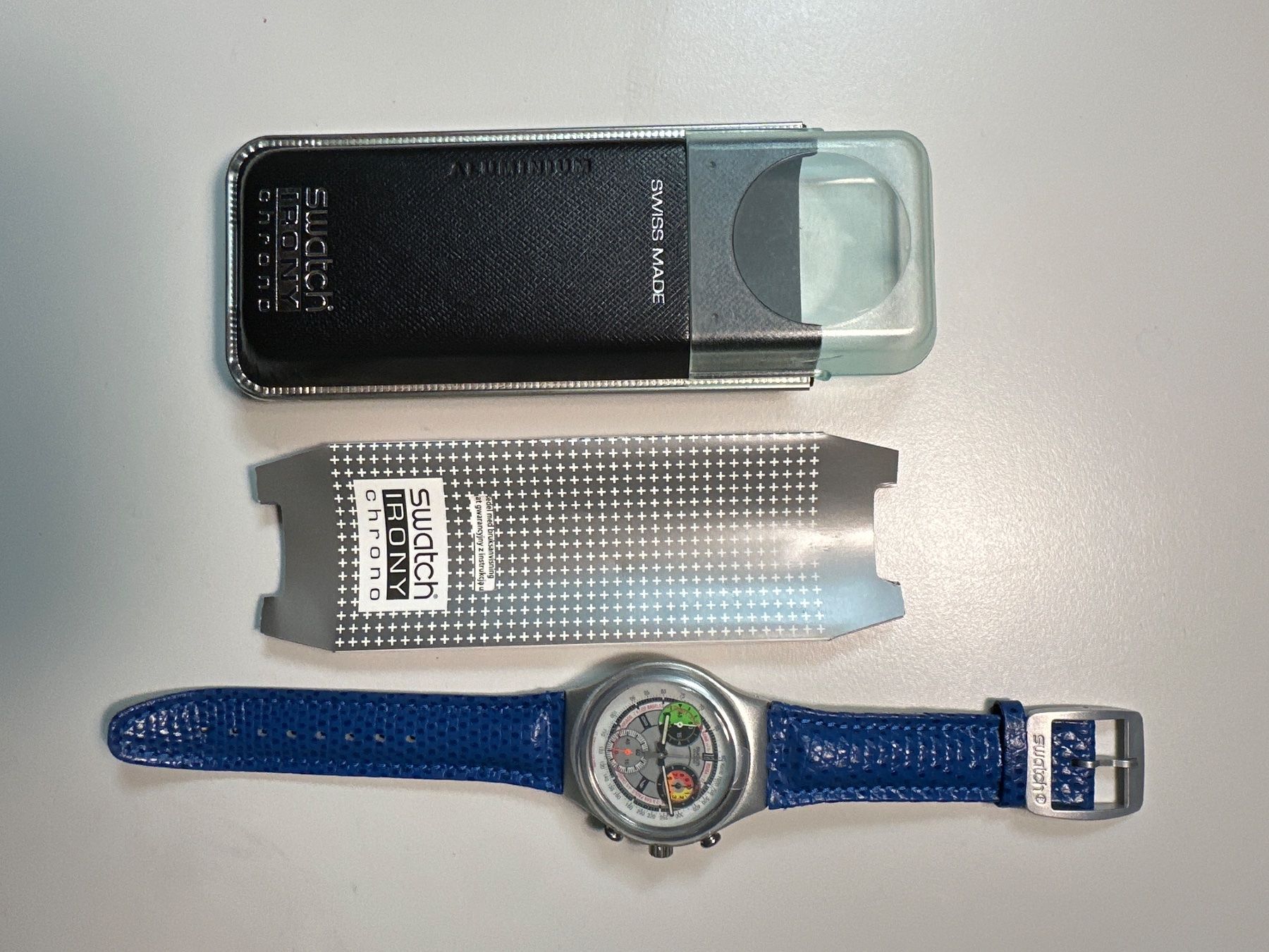 Swatch Orologi: Swatch YCS1002	All over	Irony Chrono – Nuovo e nell'imballaggio originale da Küsnacht ZH venduto da Luphia