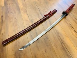 Katana Schwert Tanto ROT 99cm Bordeaux 1