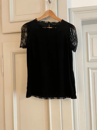 T-Shirt aus Seide von Massimo Dutti