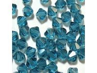 Perlen (unechte): Perlen Swarovski, 4mm, Indicolite – Neu und originalverpackt aus Schachen LU von Perlentraum