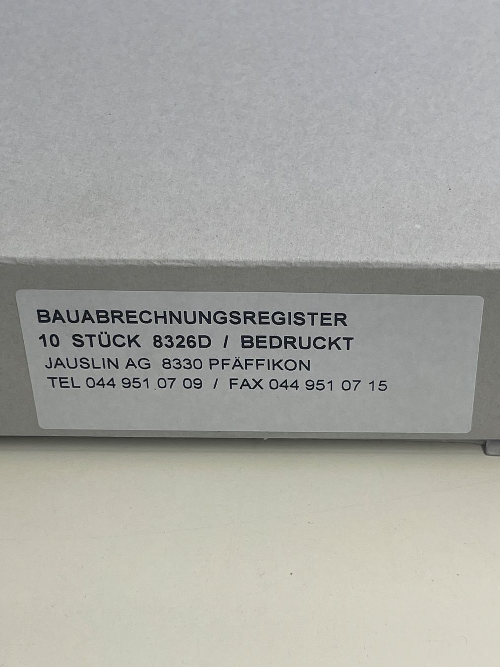 Raccoglitori: 10 neue Bauabrechnungsregister BKP – Usato da Matzingen venduto da carola71 3
