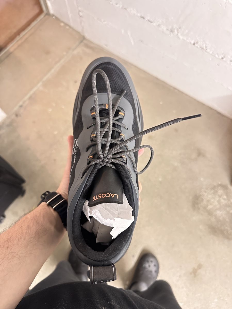 Lacoste Scarpe da uomo: Herren Sneaker Lacoste grau Grösse 46 neu – Nuovo (secondo la descrizione) da Riggisberg venduto da Gs13_pn7srt 6