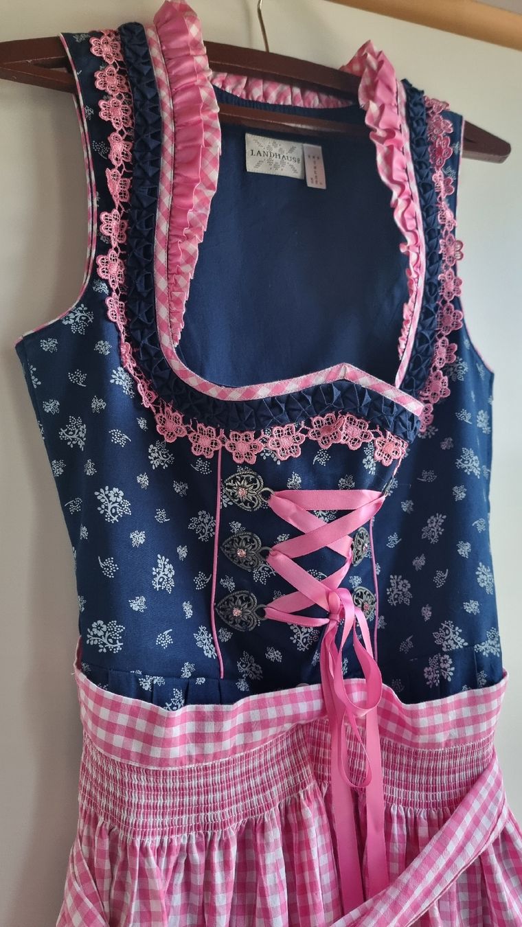 C&A Vestiti: Wunderschönes LANDHAUS Dirndl, Gr. 36/S – Usato da Gontenschwil venduto da shop2hand 2