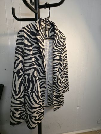 Blazer mit Zebramuster