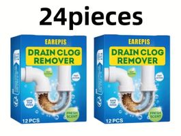 24 Stück Abflussreiniger-Tabletten - Mühelose Lösung!