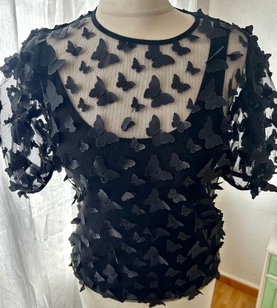 Wie neu: Moves Denmark Top, Oberteil, transparent, XS - S