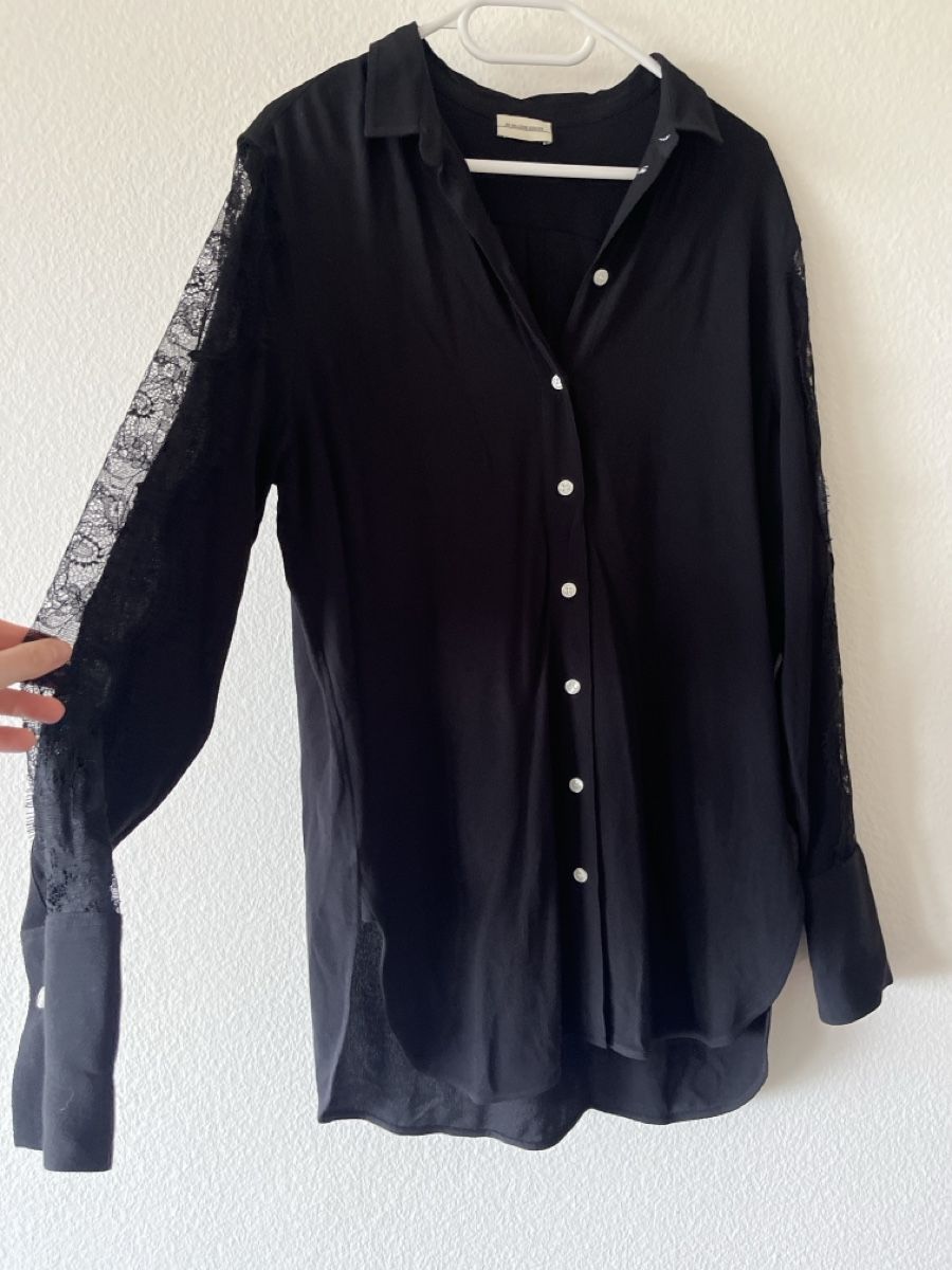 Malene Birger Camicette: By Malene Birger Bluse Schwarz Spitze 38 – Usato da Au ZH venduto da curio.concept 2