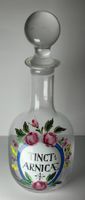 Vintage Apothekerflasche Tinct Arnicae Handbemalt 27cm