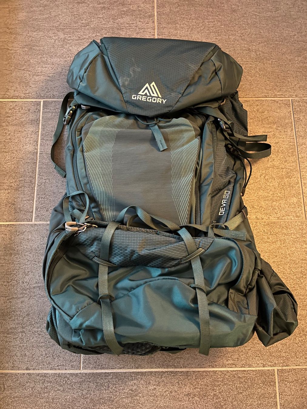 Gregory Rucksäcke: Gregory Deva 60 Wanderrucksack, Top Zustand, Emeraldgrün – Gebraucht aus Zürich von adgar
