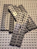 Lego 9x  Platten 2x14(91988) dunkelgrau