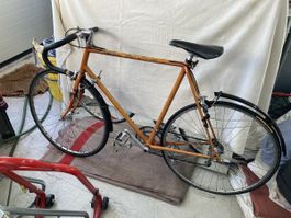 Rennrad Fixi Retro Velo Antik Fahrrad Wand Deko alt Antik