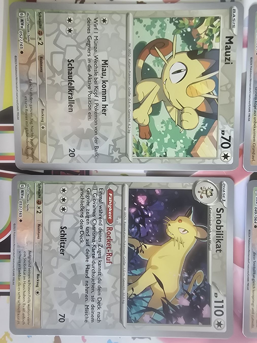 Pokémon Carte collezionabili: Pokémon Mauzi & Snobilikat Reverse Holo, DE – Nuovo (secondo la descrizione) da Pfäffikon SZ venduto da gmw_8nk9 2