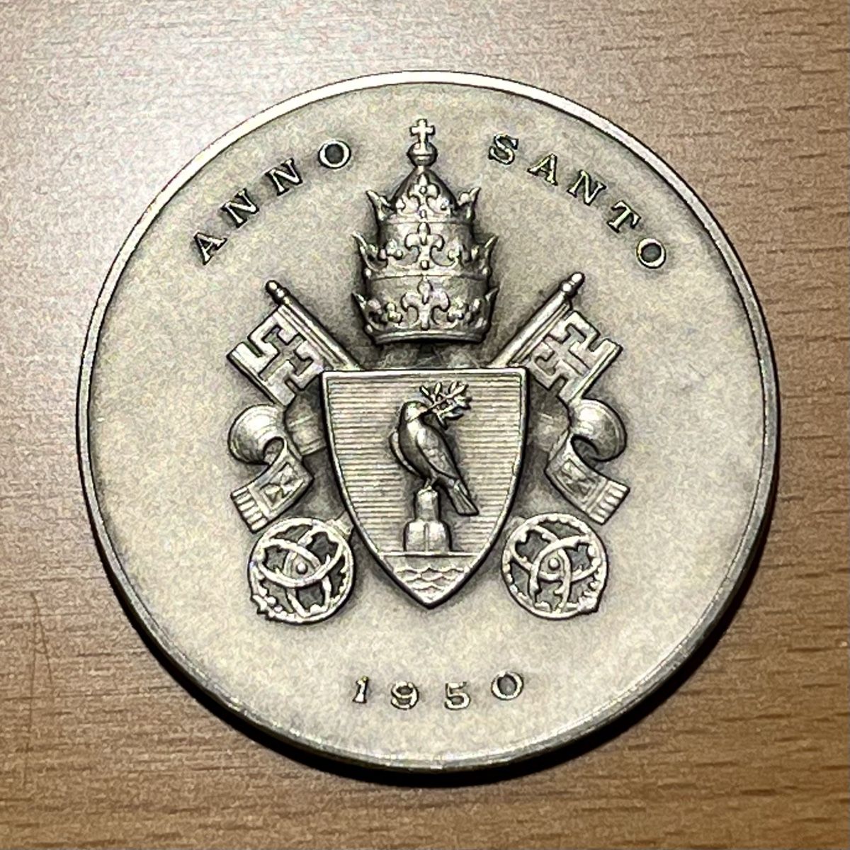 Medaglie: Médaille Pius XII Pontifex Maximus 1950 – Usato da Vuisternens-devant-Romont venduto da ribouldog 2