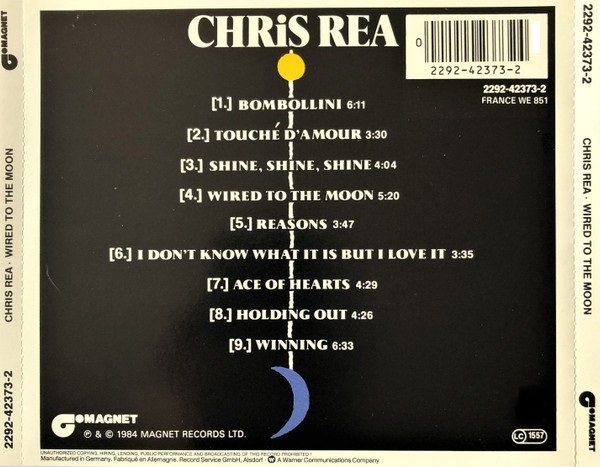 CD: Chris Rea - Wired to the Moon – Usato da Unterbäch venduto da eqlut 1