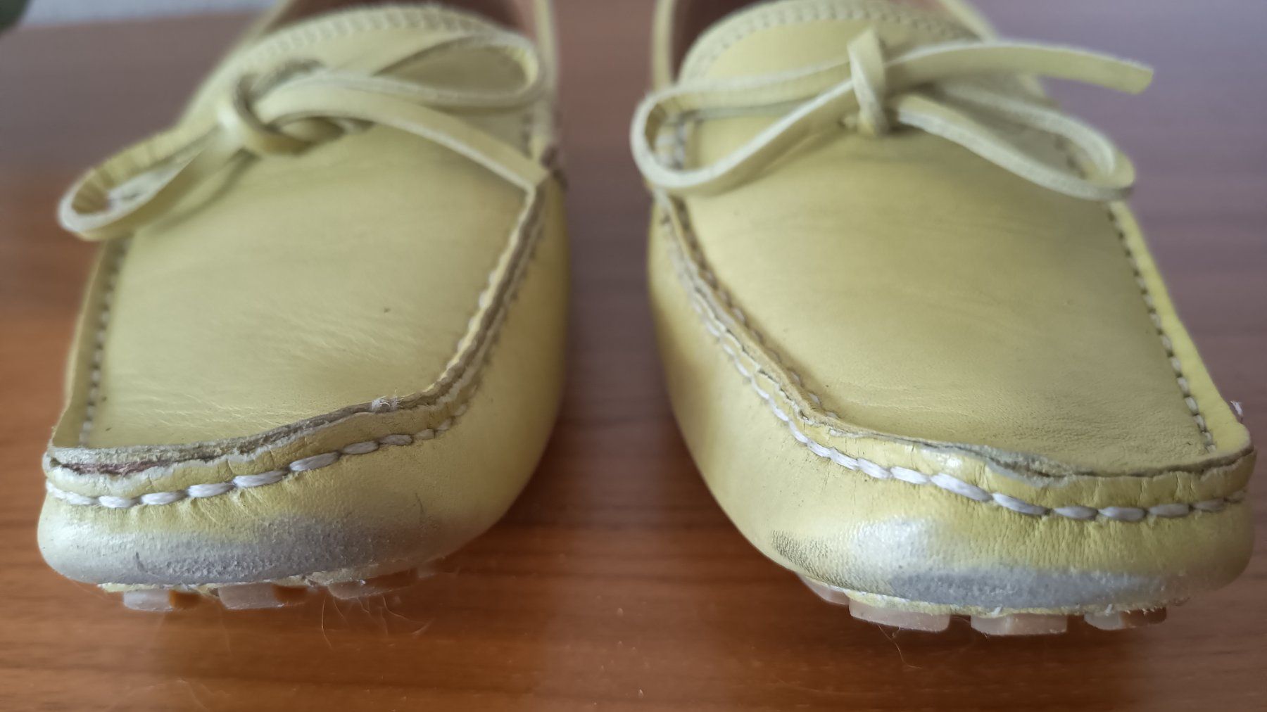 Navyboot Scarpe da donna: Navyboot Lederschuhe, hellgrün – Usato da Zürich venduto da jona8859 3