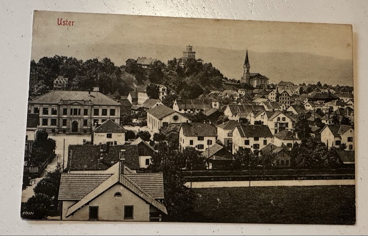 Ansichtskarten: Antike Postkarte Uster – Gebraucht aus Rapperswil SG von Cecilia61