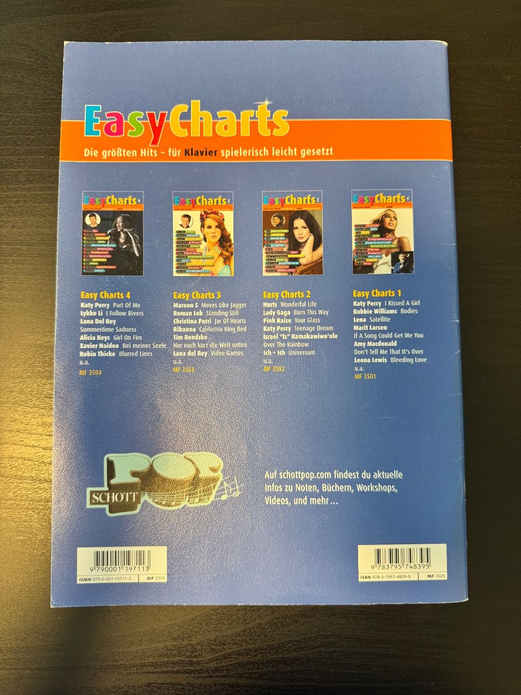 Libri: EasyCharts 5 Musiknoten Klavier – Usato da Löhningen venduto da santafe06 1