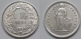 2 x 1 Franken (1908, 1921)