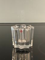 Windlicht Glas farblos "Stern" Iittala Finnland 80er Jahre