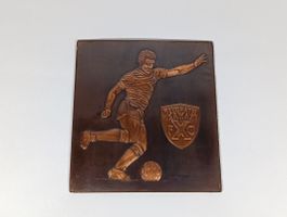 Tableau en relief Neuchâtel Xamax 26.5 x 29 mc