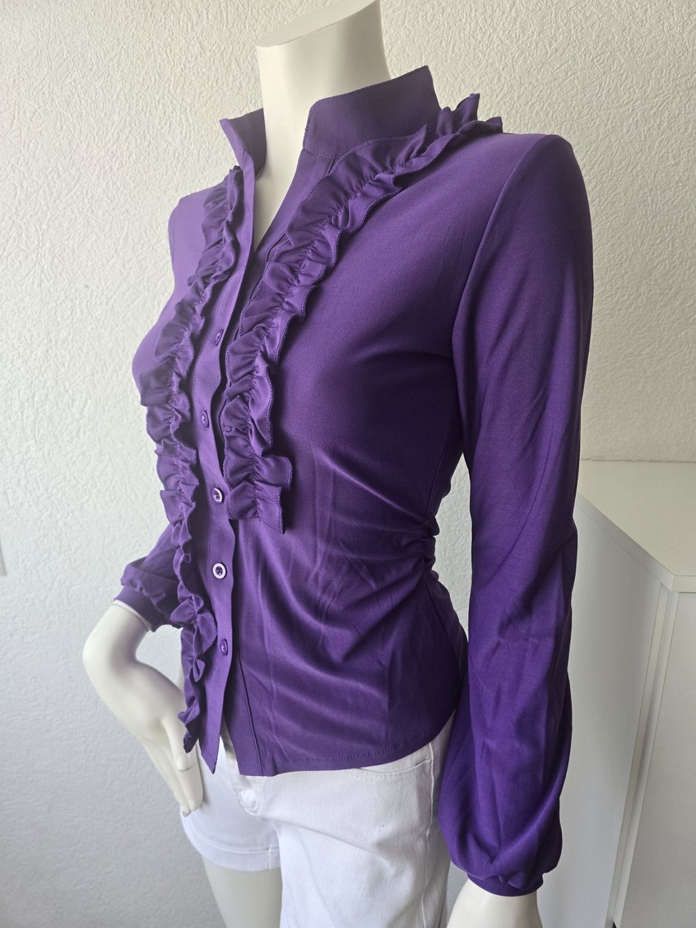 Camicette: Blouse Purple neuve T-s – Nuovo e nell'imballaggio originale da Les Verrières venduto da kitel79 4