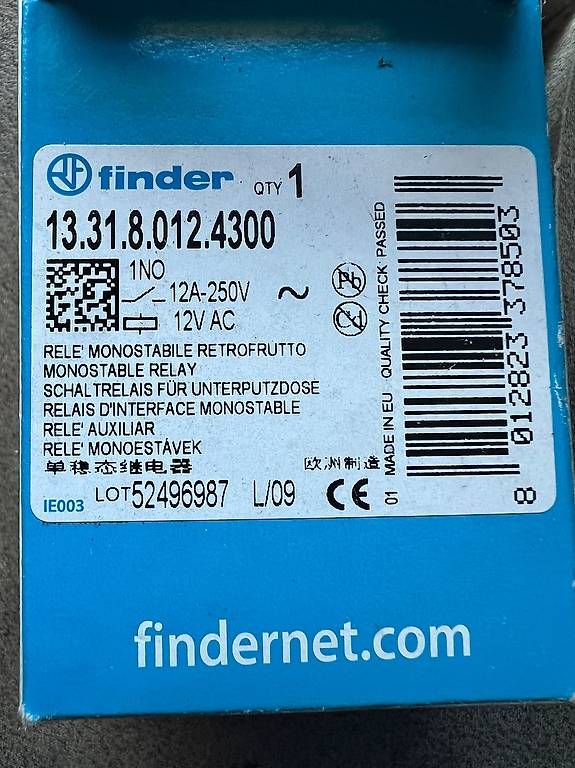 Kit di modellismo & Modellini statici: Finder 13.31.8.012.4300 – Usato da Oberhof venduto da Janis33 1