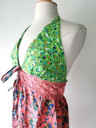 PEPE JEANS KLEID DRESS M 38 HÄKELEI TUNIKA TOP zu JACKE