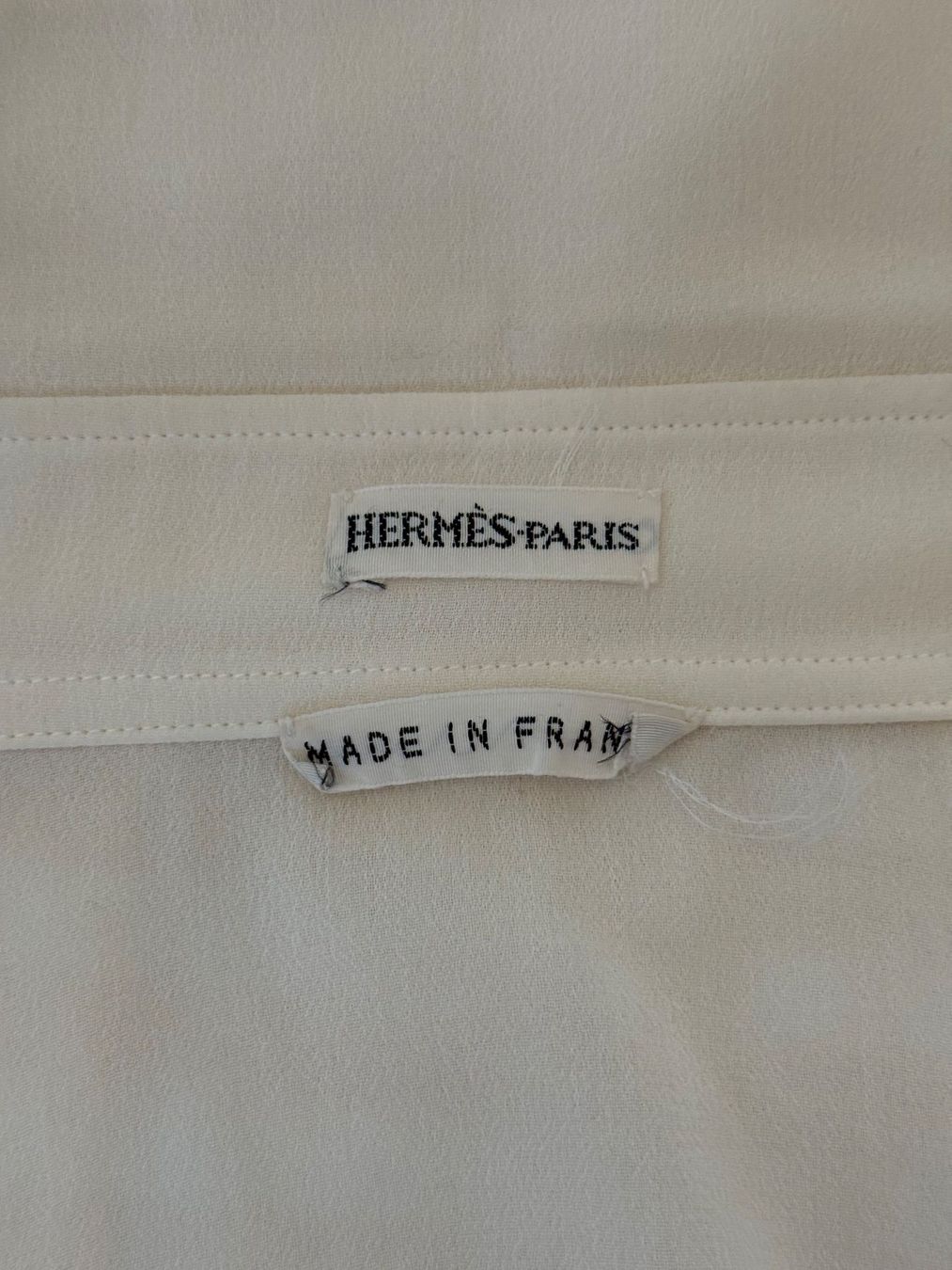 Hermès Camicette: Chemise HERMÈS Paris vintage – Usato da Geneve venduto da Salomevergne 3