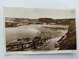 Ansichtskarte Swanpool Beach Falmouth England 1951 gelaufen