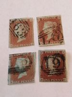 4mal One Penny Red 1841 